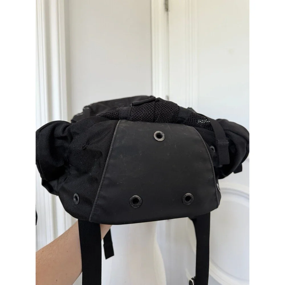 Vintage Oakley Icon 3.0 Tactical Backpack Black Y2K Tech Bag